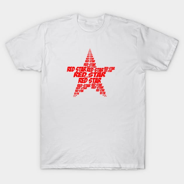 RED STAR T-Shirt by comancha